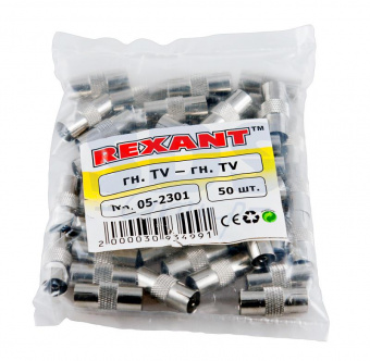 Переход гнездо TV - гнездо TV REXANT 05-2301 05-2301