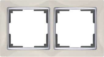 Werkel  Snabb Basic Слоновая Кость Рамка 2-местная WL03-Frame-02 a036631