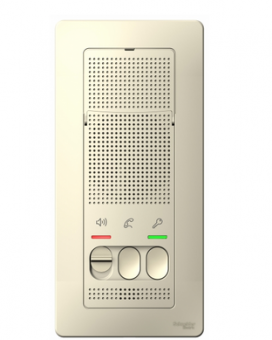 Schneider Electric  BLANCA  Молочный Устройство переговорное(домофон) настенный монтаж, 25В,   BLNDA000012