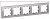 Schneider Electric AtlasDesign Алюминий Рамка 5-местная универсальная ATN000305
