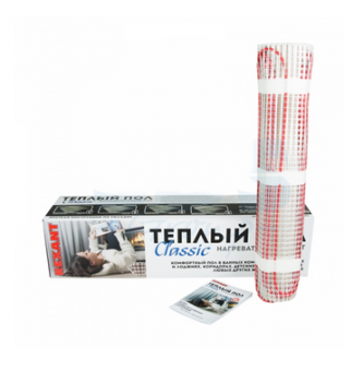 REXANT Тёплый пол (нагревательный мат)  Classic RNX -3,0-450 (площадь 3,0 м2 (0,5 х 6,0 м)), 450 Вт, двужильный с экраном 51-0506-2