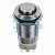 Кнопка  антивандальная Ø12 12В Фикс (2с) ON-OFF зеленая (A-12-C2) REXANT 36-3222