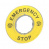 Маркировка 3D  "EMERGENCY STOP" Schneider Electric ZBY9320 