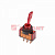 Тумблер 12V 20А (3c) ON-OFF однополюсный  с красной подсветкой  (ASW-13D)  REXANT 36-4370