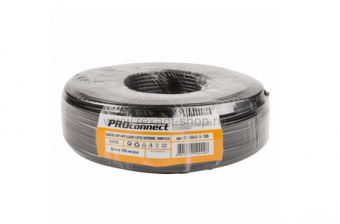 UTP 4PR 24AWG, CCA, CAT5e наружный (OUTDOOR) (бухта 100 м)  кабель PROconnect 01-0045-3-100 PROCONNECT