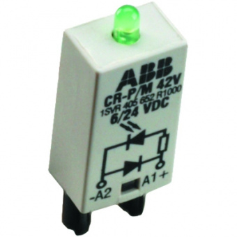 Варистор и светодиод зеленый ABB  110-230B AC/DC для реле CR-P, CR-M  CR-P/M-92CV