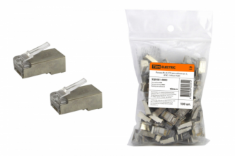 Разъем RJ-45 FTP для кабеля категория 6, 8P8C (100шт) TDM